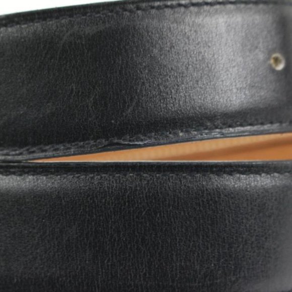 Hermès Black x Brown 32mm H Logo Belt Kit Gold Buckle 3h318s main image 9